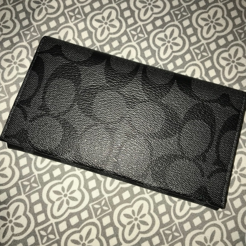 Men’s coach wallet, grey
